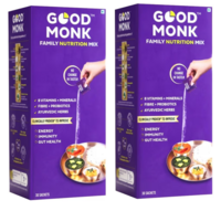 Multivitamin,Probiotic & Fibre Mix (Add To Food,No Taste Change) Improves Immunity,Gut Health,Energy. With Vitamin B12,C,D,Iron,Zinc,1.3 Bn Probiotics|For Kids,Men & Women - 60 Sachets