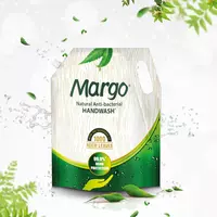 Margo Natural Anti-Bacterial Handwash for Soft, Hydrated hands - 1500ml Refill Pack [Pack of 1] 
