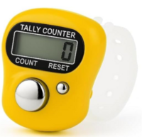 Bazaar : Manual Digital Finger Tally Counter | 4 Digit 