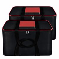 Storite 2 Pack Moisture Proof Nylon Large Size Underbed Storage Bag For Clothes