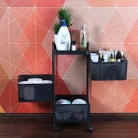 CELLO Kitchen Pro Trolley with Wheels | Storage Organizer & Kitchen Accessories
