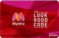 Myntra Instant E-Gift Card 1 Year Validity Flat 5% Cashback in the Form of Woohoo Loyalty Points