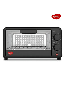 Pigeon Black OTG 9L Stainless Steel & Glass Oven Toaster Grill 650W 