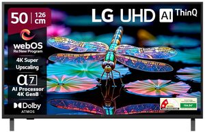 LG 126 cm (50 inches) UA82 Series 4K Ultra HD Smart webOS LED TV 50UA82006LA