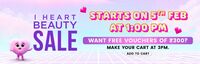 I HEART BEAUTY SALE | All Day Offers Carnival