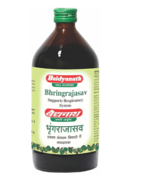 Baidyanath Bhringrajasava 450 ml Syrup |Made with Natural Ayurvedic Ingredients for Hair, Liver, Cough Health and Blood Purifier