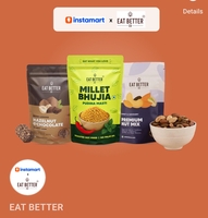 Paytm x Instamart x Eat better Products - Get Flat 100rs off on order of Eat Better Products
