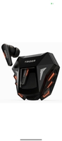 Triggr Raptor 30ms Low Latency, Rapid Pairing, 4 Mic ENC, Spaceship Design, 50H Battery Bluetooth Headset (vortex black,true wireless)