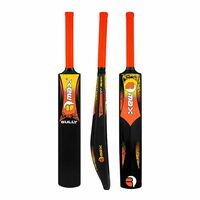 Rmax Gully Plastic Bat, Plasstic Cricket Bat Hard Plastic, Plastic Bat for Tennis and Wind Ball, Cricket Bat (Orange)