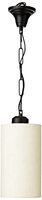 tu casa Hhiute Cotton Flex Shade with Black Metal-Iron Base Hanging Lamps/Pendent Light | Modern Pendant Ceiling Lamp for Home, Café, Restaurant, Bar & Office Décor (Height-26 Inch/No Blub Included)