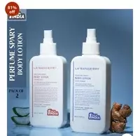 La'bangerry Perfume Spray Body Lotion Set, Divine Mist and Luxe Charm, Hydrating & Fragrant Combo 400ml Pack of 2

