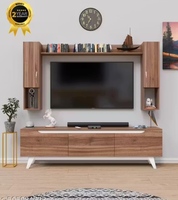 Spyder Craft Matte Finish TV Entertainment Unit with Wall Shelf