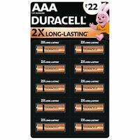 Duracell Alkaline AAA Battery, Pack of 10, Everyday Devices, Clock, Toy, Remote