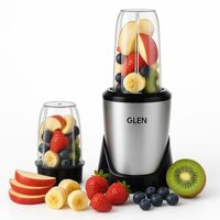 Glen Nutri Blender Mixer Ultra Tuff 900 Watt, with 2 Unbreakable Jars, Thermal Overload Protector, Dual Blade Technology Grinder for Kitchen, Protein Shakes, Smoothie Maker - SA4048UT
