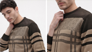 Roadster The Life Co. Checked Pullover