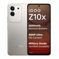 iQOO Z10x 5G (Titanium, 8GB RAM, 256GB Storage)