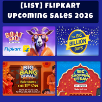 [List] Flipkart Upcoming Sales 2026 with Sale Dates, Timings & Offers  