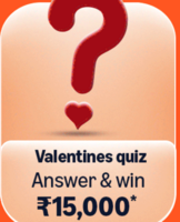 Amazon Valentines Quiz Answer & Win ₹15,000