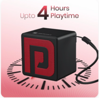 Portronics Nugget 3W Mini Pocket Bluetooth Speaker (Black)