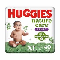 Huggies Nature Care Pants, Extra Large (XL) Size Diaper Pants, 40 Count