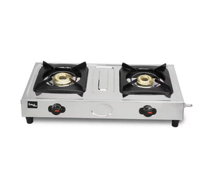 Sigriwala Surya Primecook Manual Mini Stainless Steel Manual Gas Stove (2 Burners) 