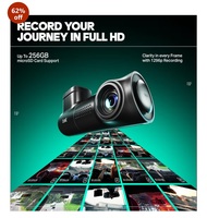 (New Launch ) Boat 2026 - 1296p Launch Wifi  Hive Dashcam E1, 1296P Full HD Recording, G-Sensor Emergency Recording, Loop Recording, Low Light Vision, Wide Angle FOV, Built-in Wi-Fi, Mic, Speaker, App Support 