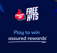 Play Thums Up Free Hits on Blinkit and stand a chance to win exciting prizes