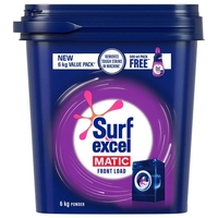 Jiomart: Surf Excel Matic Front Load Detergent Powder (6 kg + Free Liquid Detergent 500 ml) at ₹913