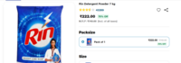  Rin Detergent Powder 7 kg 