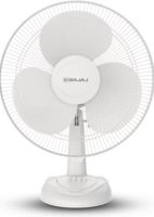 Bajaj Frore Neo Table Fan 400 MM | Table Fans For Home & Office | Aerodynamically Balanced Blades | 100% Copper Motor | High Air Delivery | 3-Speed Control | 2-Yrs Warranty White