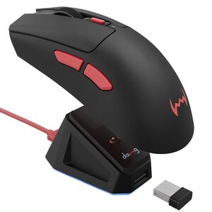 daWg Wireless Gaming Mouse, Upto 12000 DPI, Tri-Mode