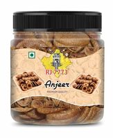 RJ 7773 Premium Dried | Afghani Anjeer I Low in Fat | Healthy Snack I Rich Source of Vitamins Dietary Fiber | Dry figs (Anjeer-500g)
