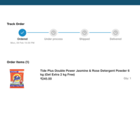 Tide 8 Kg for Rs 245