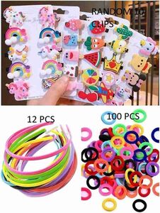 kvy collection Kids Baby Grils Hair Accessories Combo 122 Pcs Kids Hair Clip Set Combo Hair Accessory Set
