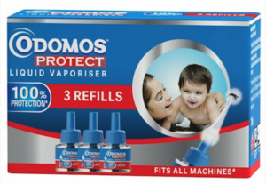 Odomos Protect Liquid Vaporiser Refill 45 ml (Pack of 3)