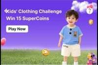 Flipkart kids clothing challenge win 15 Supercoins (account specific)