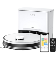 ILIFE A30 Pro Robot Vacuum & Mop (5000Pa, LiDAR, Self-Empty Dock)