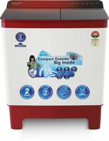 [Selected Banks Card 3000 OFF] Sansui 9 kg Semi Automatic Top Load Washing Machine Red(JSC90S-BFGR) 