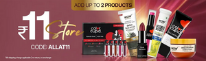 Wow ₹11 : Buy 2 Products @ ₹11  | Apply Coupon: ALLAT11 | +99 Shipping
