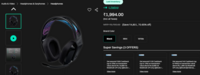 Gamers! Last in stock; 3.5mm No SW Support! ( gaming headset by Logitech ) Worth a grab.