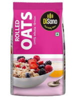 DiSano Rolled Oats (Jumbo) 1kg, High Fibre Breakfast, Wholegrain, For Weight Management, Preservative Free, Source of Protein