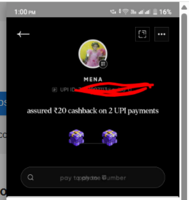 CRED - Assured 20 Cashback on 2 UPI payments ( Account Specific)