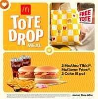 McDonald's : Free Tote Bag with Tote Drop Meal (12th - 16th February) (North & East Region)