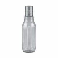 MILTON Prism 500 Pet Water Bottle, 500 ml, Grey | BPA Free | 100% Leak Proof | Office | Gym | Home | Kitchen | Travel