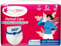 everteen Disposable Menstrual Period Panties|12 Hr Leak Proof |L-XL|(Packof10) Sanitary Pad | Buy Women Hygiene products online in India | Flipkart.com
