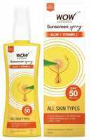 WOW Skin Science Sunscreen Spray, For All Skin Types| SPF 50 PA++++  Brightens Skin - 100mL
