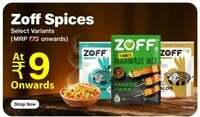 Zoff spices starting from 9 (location specific)