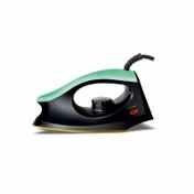 Greenchef D-407 Dry Iron, 1000W, 360 Degree Swivel Cord, Cool Touch Body - Black (Location Specific)
