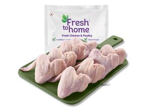 FreshToHome Premium Chicken Winglets | 480g to 500g Pack 