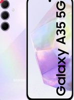 Samsung Galaxy A35 5G (Awesome Lilac, 8GB RAM, 128GB Storage) | Premium Glass Back | 50 MP Main Camera (OIS) | Nightography | IP67 | Corning Gorilla Glass Victus+ | sAMOLED with Vision Booster